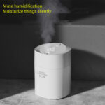 Mini Humidifier With LED Night Light, Cool Mist Humidifier, USB Personal Desktop Humidifier For Car Home Mini Mist Maker With Colorful Night USB Sprayer Essential Oil Diffuser Air Purifier - Image 3
