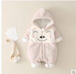 Baby''s Jumpsuit winter thickened cotton padded jacket baby clothes - Image 8