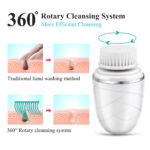 3 in 1 Electric Facial Cleanser Wash Face Cleaning Machine Pore Cleaner Body Cleansing Massage Mini Skin Beauty Massage - Image 3