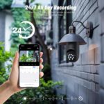 Light Bulb Security Camera 2.4GHz 5G WiFi Outdoor, 1080P E27 Light Socket Security Camera, Indoor 360 Home Security Cameras - Image 6