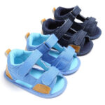 Denim baby Velcro sandals toddler shoes baby shoes - Image 2