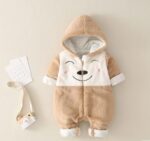 Baby''s Jumpsuit winter thickened cotton padded jacket baby clothes - Image 9