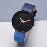 Women Watch Gray Contrast Leather Quartz Watch Women Watches Lovers Unisex Casual Ladies Wrist Watch Clock Relogio Feminino - Image 7