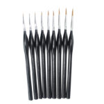 9 Hooks oil paint brushes - Image 2
