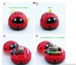 Creative Mini Ladybug Desktop Vacuum Cleaner Mini Vacuum Cleaner Desktop Cleaner - Image 8