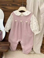 Baby Autumn Suit Baby Girl Cute Rompers Overalls Romper Children's Clothing - Image 6