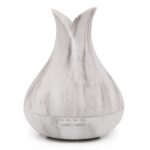 Humidifier Diffuser Aromatic Aromatherapy Wood Grain Fragrance Distributor For Home LED Discoloration Light Mute - Image 4