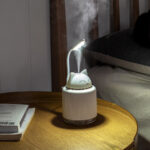 Ultrasonic Air Humidifier for Home Office Cartoon Rabbit 250ML USB Essential Oil Diffuser LED Light Lamp - Image 4