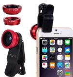 Universal Fisheye Lens 3 in 1 Mobile Phone Clip Lenses Fish - Image 3