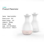 200ML Ultrasonic Air Humidifier Flower Arrangement Aroma Essential Oil Diffuser With Colorful Night Light For Home Office - Image 2