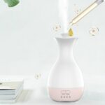 200ML Ultrasonic Air Humidifier Flower Arrangement Aroma Essential Oil Diffuser With Colorful Night Light For Home Office - Image 5