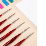 6Pcs/Set Paint By Numbers Brushes Extra Fine Detail Paint - Image 2