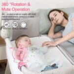 Stroller Fan Personal Portable Desk Handheld Baby Bed Car Seat Fan USB Rechargeable Fan Mini Stroller Accessories - Image 3