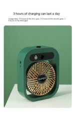 Air Conditioning Fan Desk Misting Fan Air Cooler Cooling USB Rechargeable Humidifier Portable Spray Fan With 3 Wind Speeds Mist Fan For Home - Image 10
