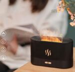 Aroma Diffuser With Flame Light Mist Humidifier Aromatherapy Diffuser With Waterless Auto-Off Protection For Spa Home Yoga Office - Image 7