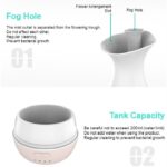 200ML Ultrasonic Air Humidifier Flower Arrangement Aroma Essential Oil Diffuser With Colorful Night Light For Home Office - Image 4
