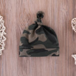 Army Green Letter Arrow Baby Hooded Set - Image 4