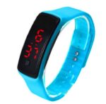 LED Bracelet Watch  Thin Girl Men Sports Silicone Digital LED Wristwatches Women Watch Female Clock - Image 3