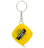 1M Mini Measuring Tape With Key Buckle Portable Random Color Hand Tools With Centimeter And Inch Scale - Image 2