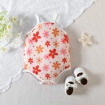 Baby Girl Clothing Flower Overall Dress Set
