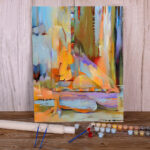 Abstrack Art Painting By Numbers Package Acrylic Paints - Image 3