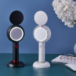 Handheld Portable Mute USB Rechargeable Fan With Light - Image 4