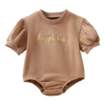 Children's Clothing Baby Half Sleeve Triangle Rompers - Image 5