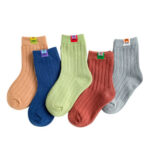 Embroidered striped baby socks cute animal baby cotton socks - Image 10