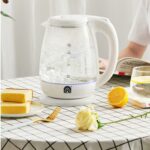 Automatic power off transparent glass electric kettle