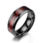Dragon Pattern Rings Men Stainless Steel Ring Jewelry - Image 9