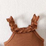 Baby Girl Clothing Ruffle Sleeveless Romper - Image 5