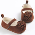 Baby colored flower toddler shoes, baby shoes soft soled shoes - Image 8