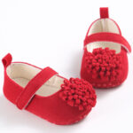 Baby colored flower toddler shoes, baby shoes soft soled shoes - Image 10