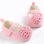 Baby colored flower toddler shoes, baby shoes soft soled shoes - Image 9