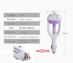Mini 12V Car Steam Humidifier Air Purifier Aroma Diffuser Essential Oil Diffuser Car Humidifier - Image 5