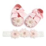 Floret lace women's baby shoes soft soled baby shoes baby shoes walking shoes princess shoes - Image 4