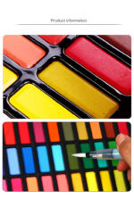 40 Pieces Solid Watercolor Painting Set 36 Colors Paints - Image 9