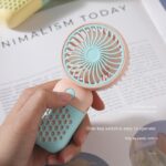 Handheld Fan Simple Mini USB Rechargeable Little Fan Portable Outdoor Student Small Electric - Image 9
