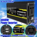 Inverter 12V To 220V110V3000W Vehicle Solar Power Conversion Inverter Off-grid High Frequency Correction - Image 6