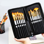 15 Brushes Acrylic Paint Brush Set - Image 4