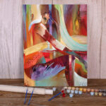 Abstrack Art Painting By Numbers Package Acrylic Paints - Image 10