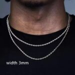 Necklace Chain Luxury Men Boy Jewelry Elegant Gold Color - Image 6