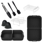 High Temperature Resistance Air Fryer Silicone Baking Tray Air Fryer Accessories - Image 2