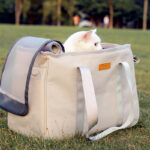 Winter Warm Cage Canvas Dog Backpack Cat Supplies Bag - Image 2