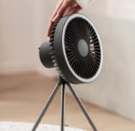 Outdoor Camping Fan Portable USB Rechargeable Camping Tent Tripod Fan Mini Hanging Ceiling Fan Stand Air Cooling Fan Lantern - Image 7