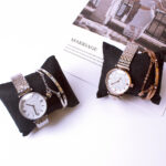 Wrist Watches Douyin The Same Gypsophila Watch Set Wechat Ladies Watch Bracelet Two-piece Set - Image 5