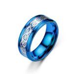 Dragon Pattern Rings Men Stainless Steel Ring Jewelry - Image 10