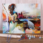 Abstrack Art Painting By Numbers Package Acrylic Paints - Image 6
