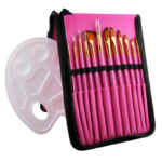 Watercolor Acrylic Paint Brushes Painting Set - Image 3