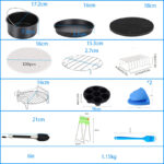 Air Fryer Accessories 8 Inch Set - Image 6